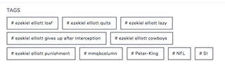 Illustration for article titled Ezekiel Elliott Quit On A Play And Some People Are Aghast